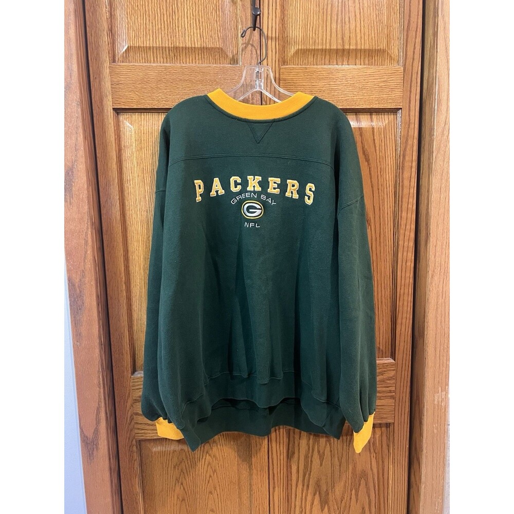 Vintage NFL Green Bay Packers Crewneck 2XL VF Imagewear Embroidered
